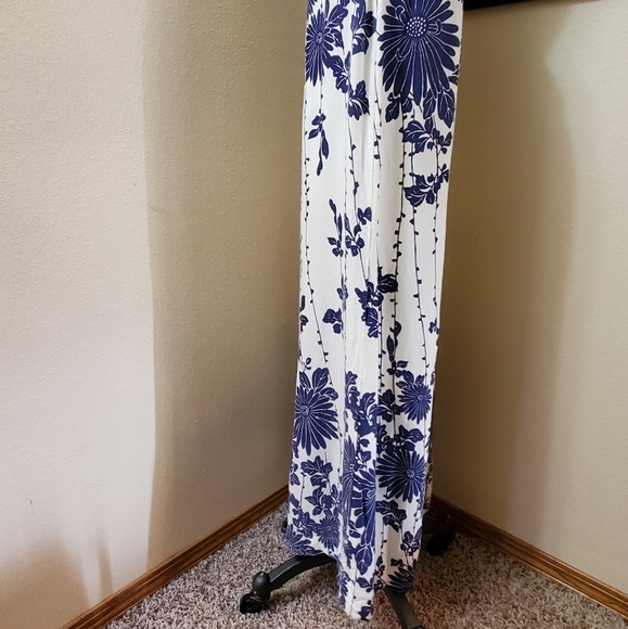 Free People Sundae Blue Floral Print Wide Leg Pants - Picture 7 of 16